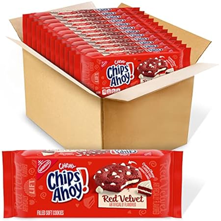 CHIPS AHOY! Chewy Red Velvet Cookies, 12 - 9.6 oz Packs