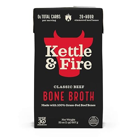 Kettle & Fire KETTLE & FIRE Bone Broth, Beef, 32 Oz