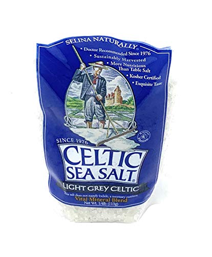 Celtic Sea Salt Light Grey Coarse Salt, 1/4 Pound, 4 Oz