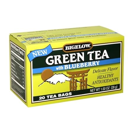 Bigelow Tea Green Tea with Blueberry, 20 ct