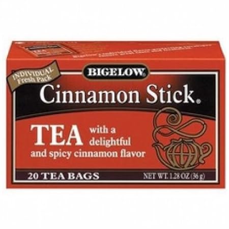 Bigelow Tea Cinnamon Stick, 20 Bags (Pack of 6)