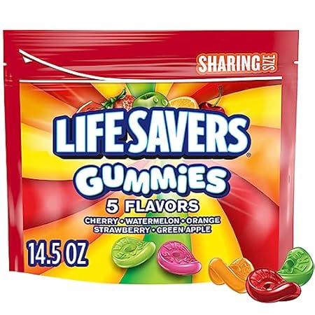 LIFE SAVERS Gummy Candy - 5 Flavors Sharing Size, 13 oz Bag