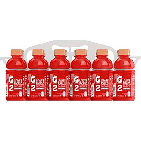 Gatorade G2 Thirst Quencher Sports Drink, Fruit Punch, 12oz Bottle, 12 Pack, Electrolytes for Rehydration