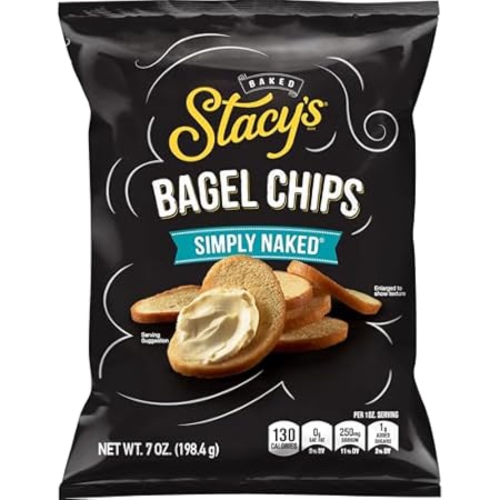 Stacy's Simply Naked Bagel Chips, 7 oz Bag
