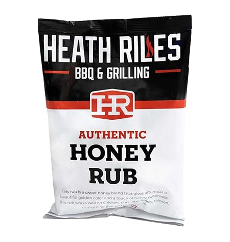Heath Riles BBQ Rub - Honey Seasoning, Champion Pitmaster Recipe, Legendary Rubs For Smoking & Grilling, 70+ BBQ Championships, 2 lb./32 oz.