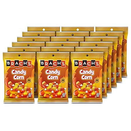 Brach’s Classic Candy Corn Trick or Treat Packs, 4.2oz (Pack of 18)