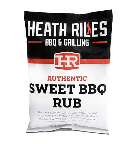 Heath Riles BBQ Rub - Sweet Seasoning, Champion Pitmaster Recipe, Legendary Rubs For Smoking & Grilling, 70+ BBQ Championships, 2 lb./32 oz.
