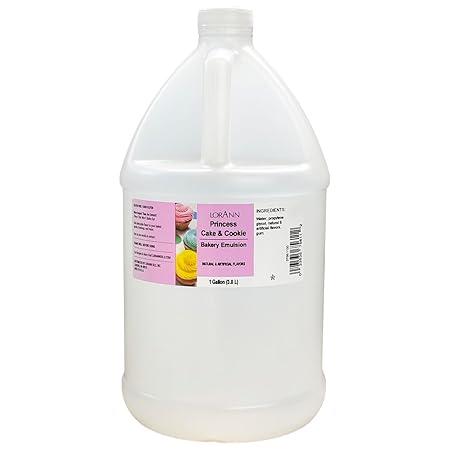 Lorann Oils Princess Cake and Cookie Bakery Emulsion: Regal Flavor Blend, Perfect for Enhancing Sweet, Cake-like Undertones in Baked Goods, Gluten-Free, Keto-Friendly, Unique Flavor Blend Essential