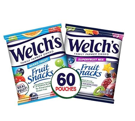Welch's Fruit Snacks(Pack of 60)