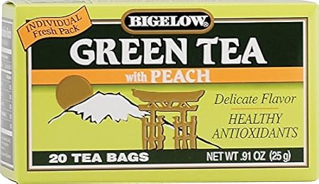 Green Tea W/Peach, 20 Ct - 6 Per Case.6