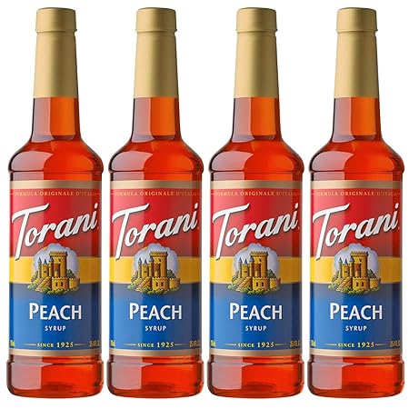 Torani Syrup, Peach, 25.4 Ounces (Pack of 4)