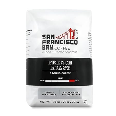 SF Bay Coffee French Roast 28 Ounce Ground Dark Roast