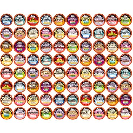 Java Factory Coffee Pods Compatible with K Cup Brewers Including 2.0, Assorted Variety Pack, 80 Count