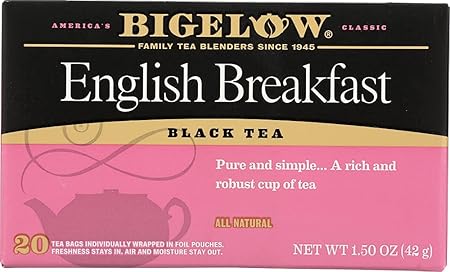 Bigelow Tea, 20 Bags - English Breakfast (3 Pack)