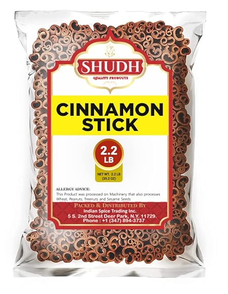Cinnamon Sticks 35.2 OZ | 2.2 LB | ~170-200 Sticks | Cassia Cinnamon | Great for Coffee, Tea, Baking & Oatmeal | 2-3/4" Length | 100% Raw From Indonesia | by Indian Spice