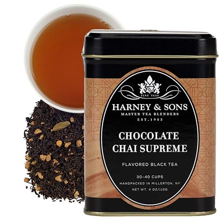 Harney & Sons Chocolate Supreme Loose Tea, 4 Ounce
