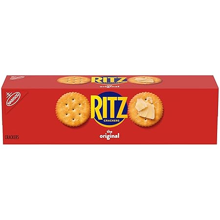 RITZ Crackers, Original Flavor, 1 Convenience Box (3.4 oz.)