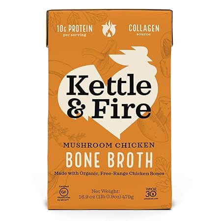 Kettle And Fire Broth Mushroom Chicken Bone, 16.9 OZ