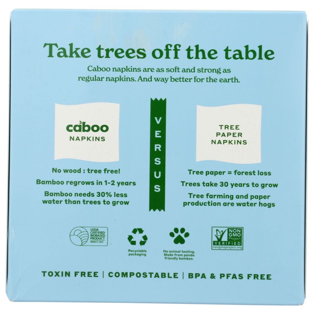 CABOO: 1-Ply Table Napkins 250 Sheets, 1 Pack