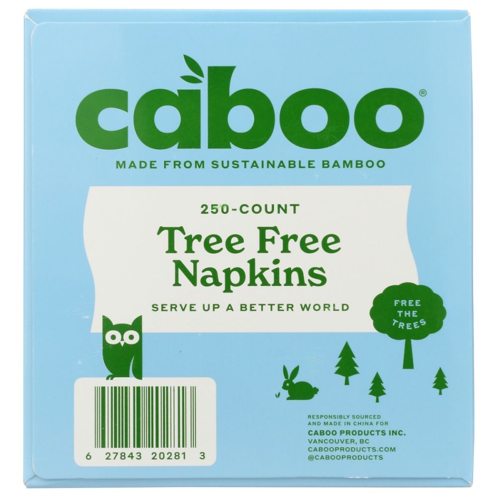 CABOO: 1-Ply Table Napkins 250 Sheets, 1 Pack
