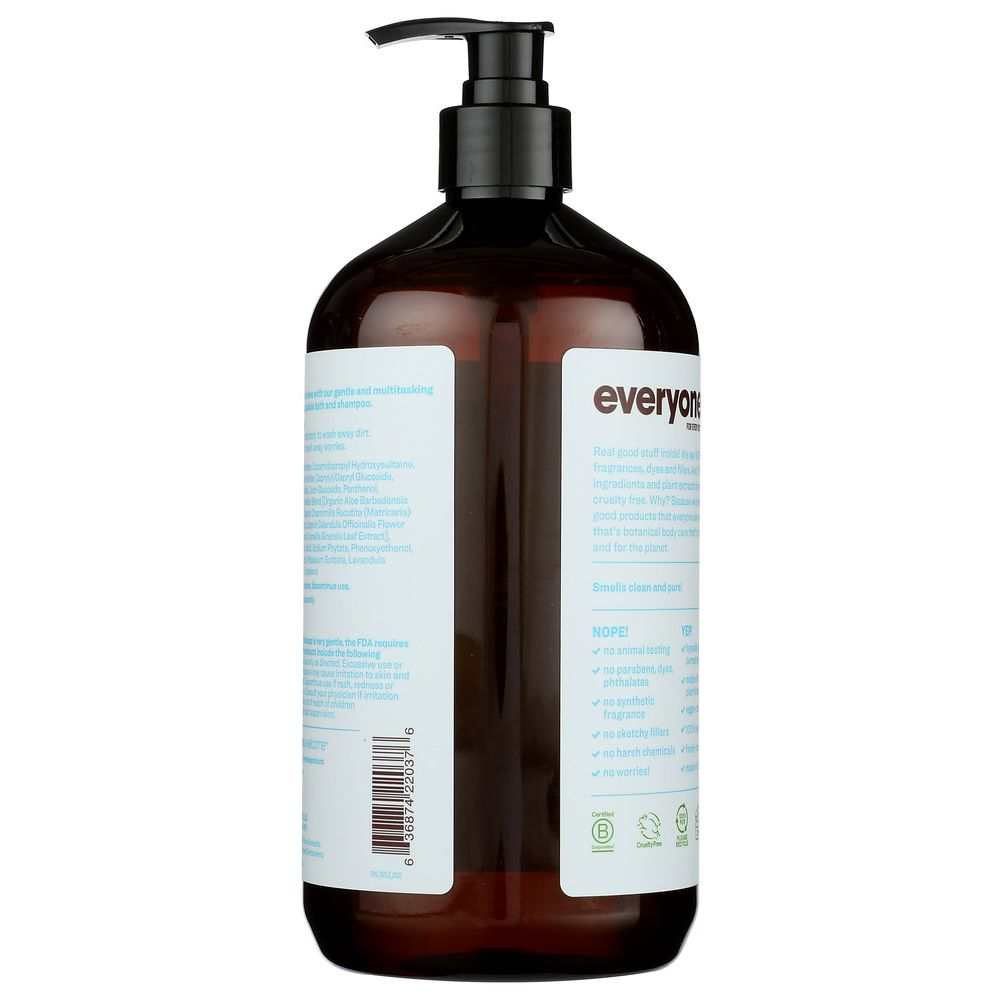 Everyone Soap Liquid - Unscented 32 oz for Gentle Sensitive Cleanser
