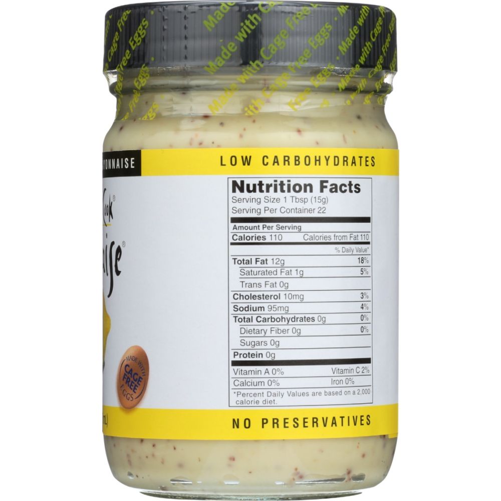 OJAI COOK: All Natural Lemonaise Original, 12 oz