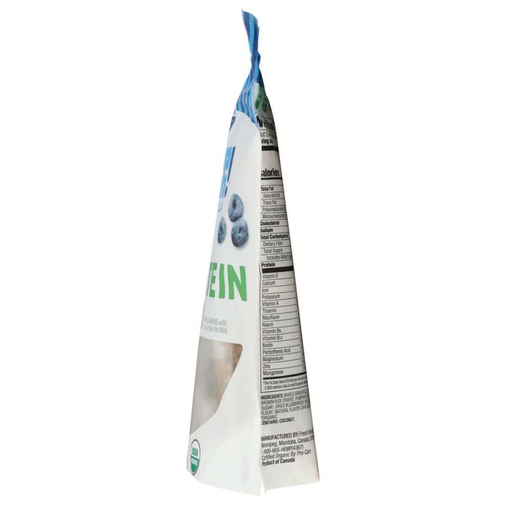 MANITOBA HARVEST: Blueberry Hemp Yeah! Granola -Organic & Protein-Rich 10 oz