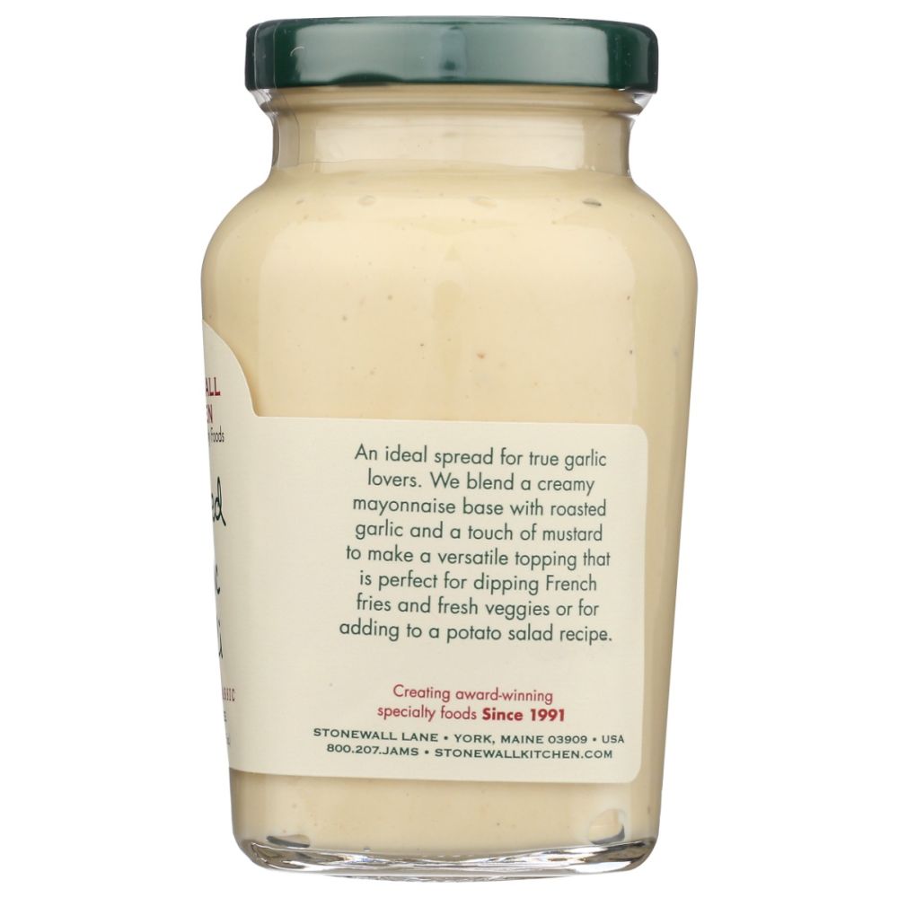 STONEWALL KITCHEN: Roasted Garlic Aioli, 10.25 oz
