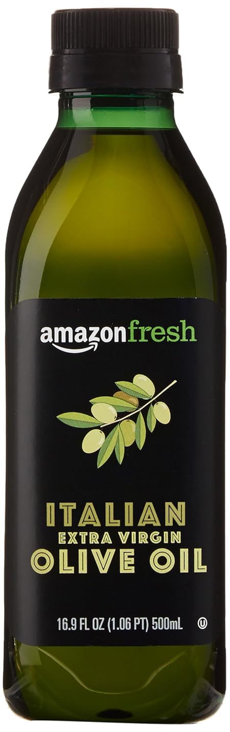 Amazon Fresh, Italian Extra Virgin Olive Oil, First Cold Pressed, 16.9 Fl Oz