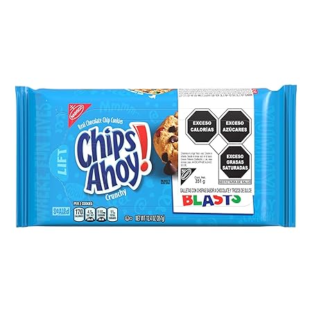 CHIPS AHOY! Candy Blasts Chocolate Chip Cookies, 12 - 12.4 oz Packs