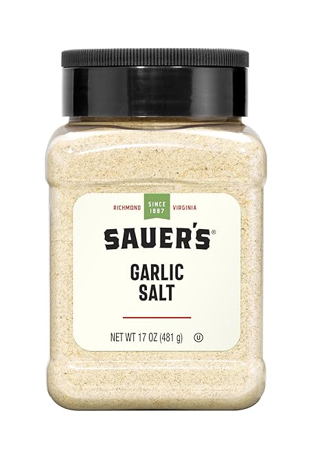 Sauer's Value, Garlic Salt, 17 Ounce (Pack of 1)