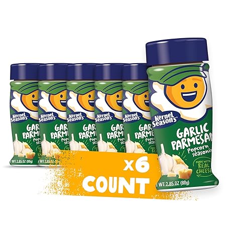 Kernel Season's Popcorn Seasoning, Parmesan & Garlic, 2.85 Ounce (Pack of 6)
