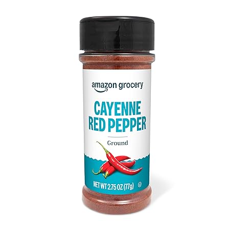 Amazon Brand - Happy Belly Cayenne Red Pepper, Ground, 2.75 Ounce (Pack of 1)