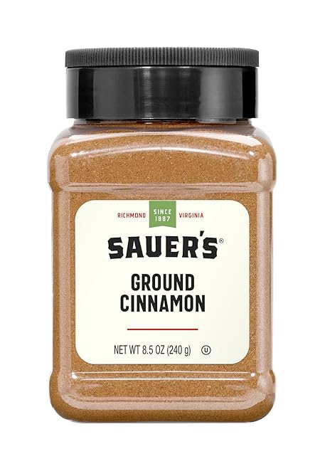 Sauer's Value, Ground Cinnamon, 8.50 Ounce (Pack of 1)