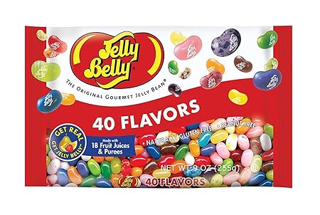 Jelly Belly Jelly Beans, 40 Flavors, 9-oz