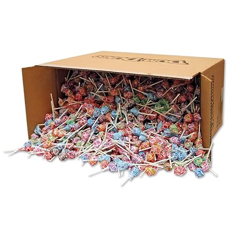 Dum-Dum Pops 30 lb Bulk Box - Assortment of Original Mix Suckers Individually Wrapped, Lollipop Candy Bulk Case for Any Occasion - Halloween, Easter, and Valentines Candy