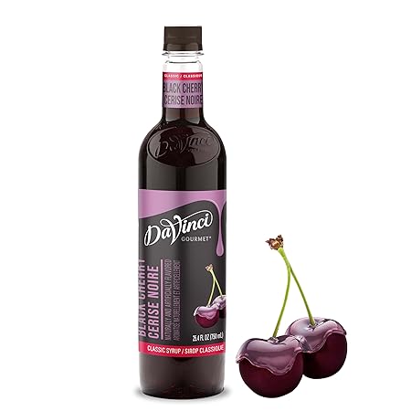 DaVinci Gourmet Classic Black Cherry Syrup, 25.4 Fluid Ounces (Pack of 1)