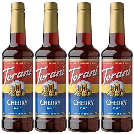 Torani Syrup, Cherry, 25.4 Ounces (Pack Of 4)