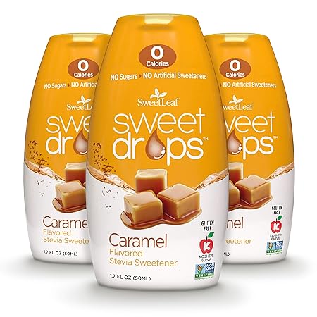 SweetLeaf Sweet Drops Caramel 1.7 Fl Oz Ea (Pack of 3)
