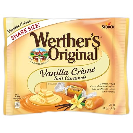Werther’s Original Soft Vanilla Crème Caramel Candy, 10.8 Oz Bag
