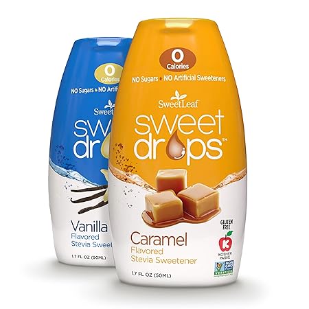 Sweetleaf Sweet Drops Vanilla and Caramel Bundle 1.7 oz Each