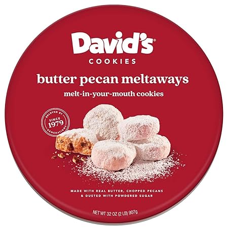 David's Cookies Butter Pecan Meltaways 907g