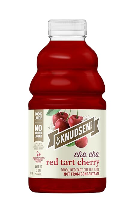 R.W. Knudsen Cha Cha Red Tart Cherry Juice, 32 fl oz (Pack of 1)