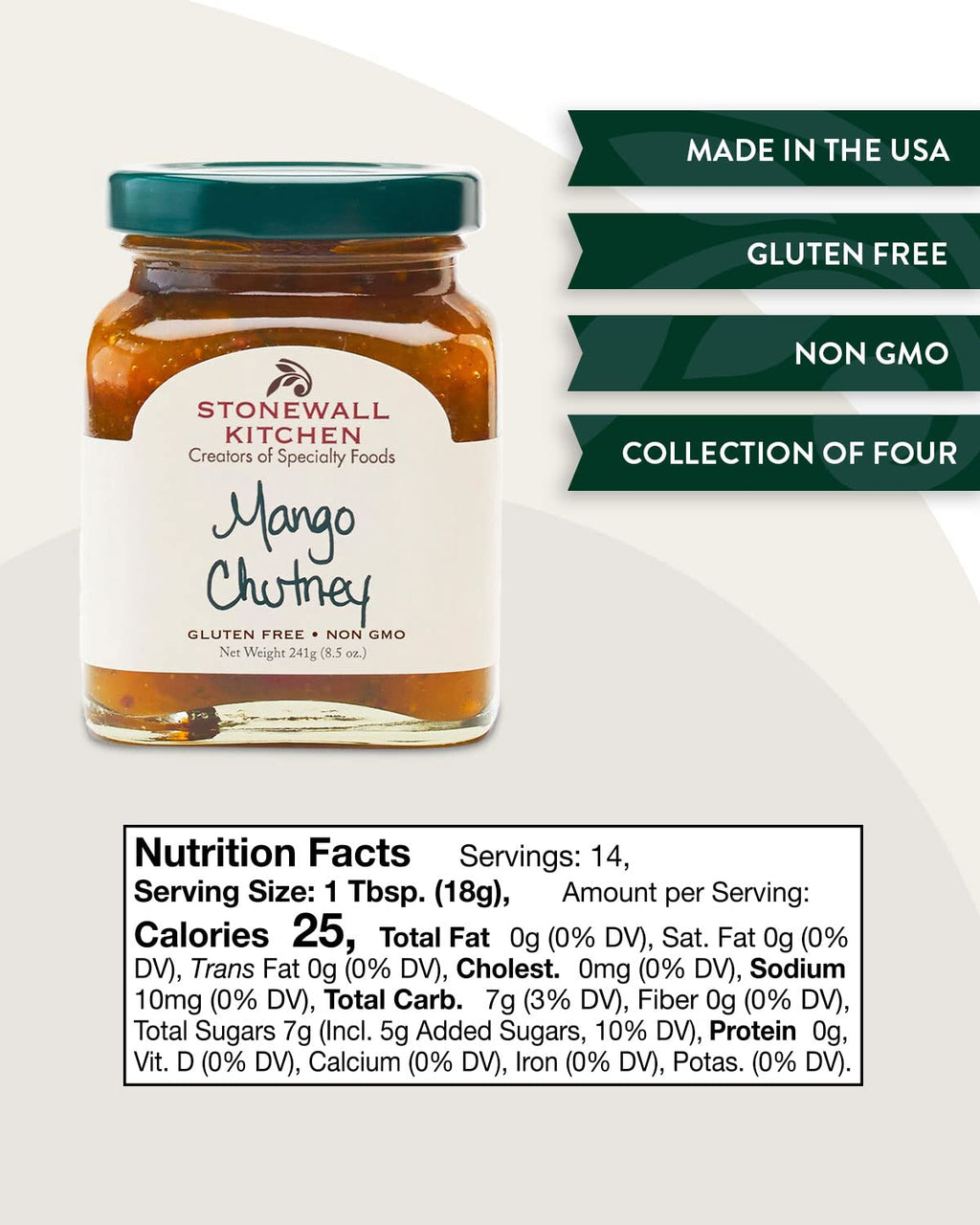 STONEWALL KITCHEN: Mango Chutney, 8.50 oz