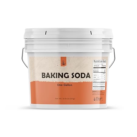 Pure Original Ingredients Baking Soda (1 Gallon), Cooking, Baking, Cleaning (160 Ounce)