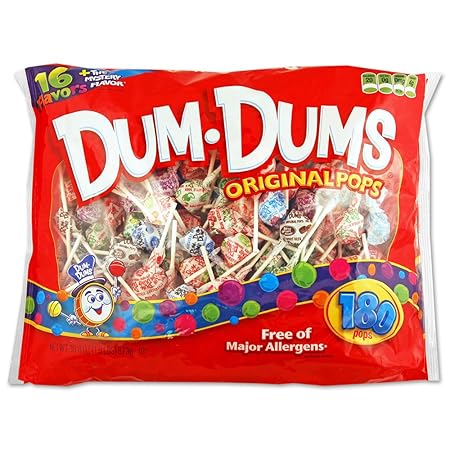 Dum Dum Pops 180 ct bag - assorted flavors