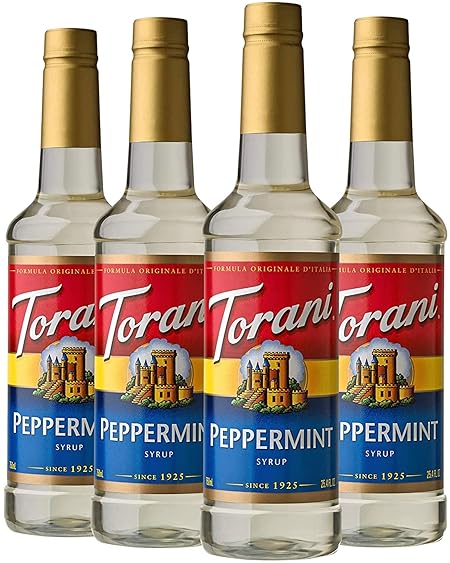 Torani Syrup, Peppermint, 25.4 Ounces (Pack of 4)