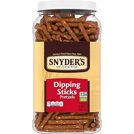 Snyder's of Hanover, Pretzel Dipping Sticks, 24 Oz Canister