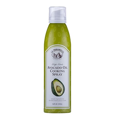 La Tourangelle, Avocado Oil Spray, Handcrafted from Premium Avocados, High Smoke Point Refined Oil Great for High Heat Cooking, Frying, Spray Cooking and Grilling, 5 Fl Oz