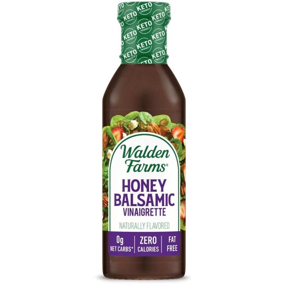 WALDEN FARMS: Honey Balsamic Vinaigrette - 12 Oz | Delicious & Healthy